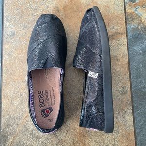 Skechers Bobs Shoes in Black (Sparkly)